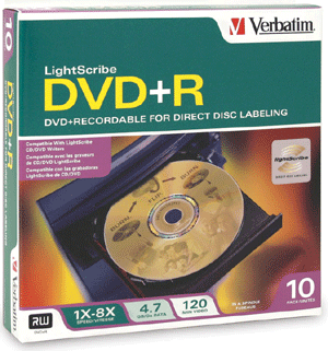 Verbatim Lightscribe DVD