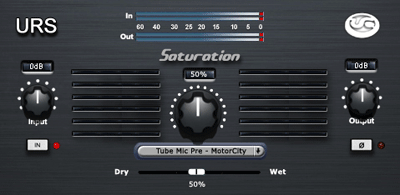 URS Saturation Plug-in 2.0