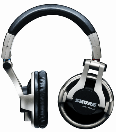 Shure SRH750DJ Pro DJ Headphones