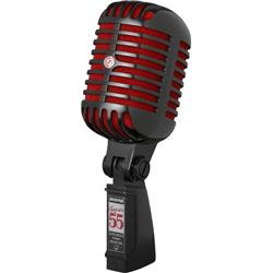 Shure Super 55-BCR Black Special Edition Deluxe Vocal Microphone Black