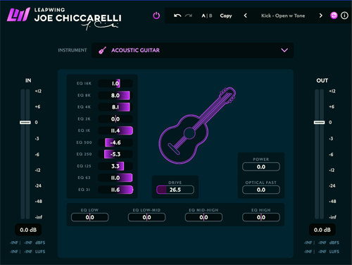 Leapwing Audio Joe Chiccarelli Signature Plug-in