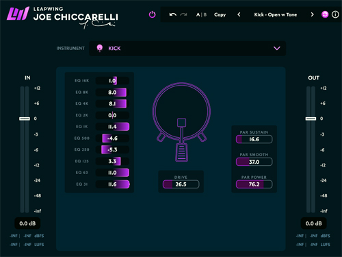 Leapwing Audio Joe Chiccarelli Signature Plug-in