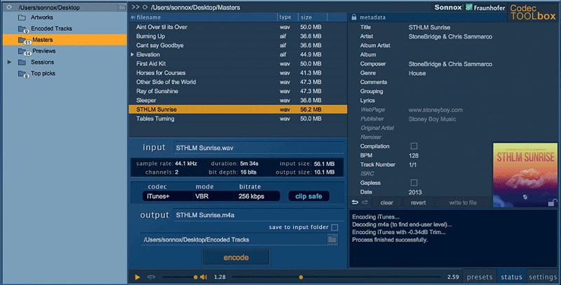 Sonnox Fraunhofer Codec Toolbox Plug-In