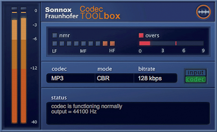Sonnox Fraunhofer Codec Toolbox Plug-In