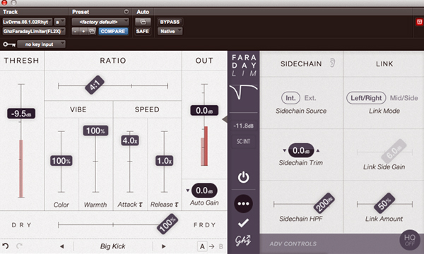 Goodhertz Faraday Limiter Plug-in Version 2