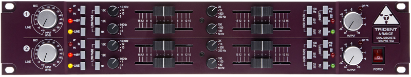 Trident A-Range Dual-Discrete Mic Pre/EQ