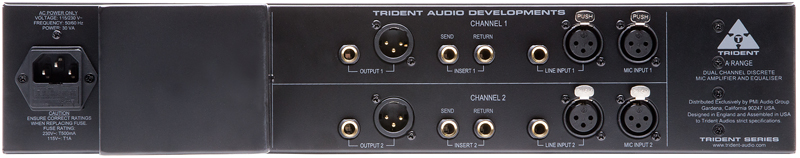 Trident A-Range Dual-Discrete Mic Pre/EQ
