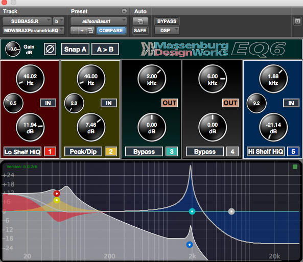 Massenburg DesignWorks MDWEQ6-AAX Plug-in