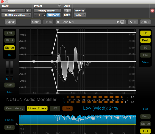 NUGEN Audio Monofilter 4