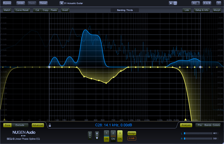 Nugen Audio SEQ-S Linear Phase Equalizer Plug-In