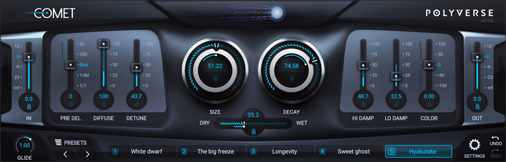 Polyverse Music Comet Reverb Plugin