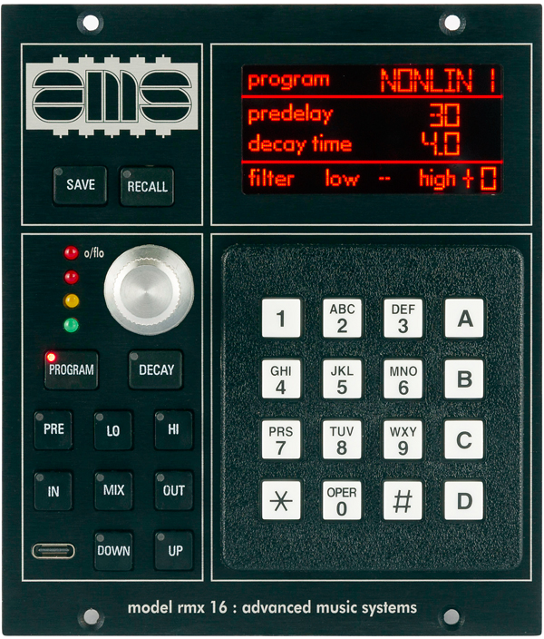 AMS RMX16 500 Series Digital Reverb Module