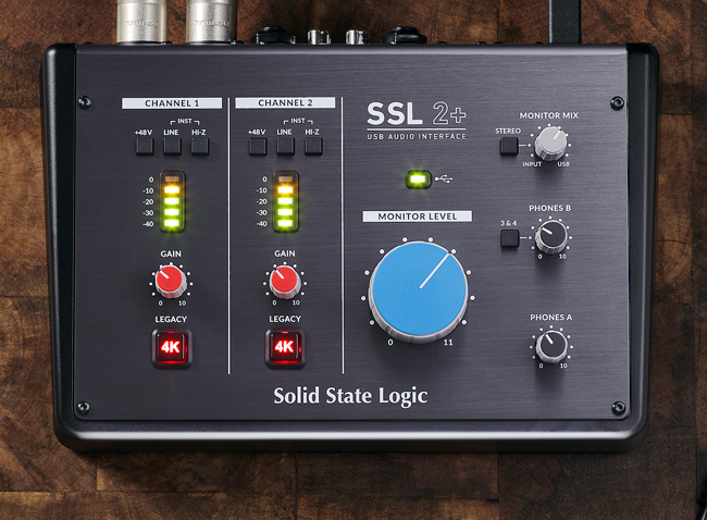 Solid State Logic SSL 2+ Interface