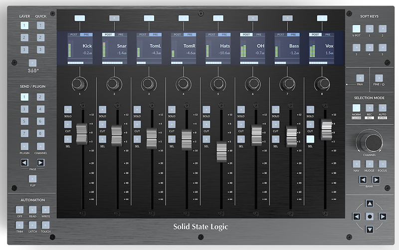 Solid State Logic UF8 Advanced Studio DAW Controller