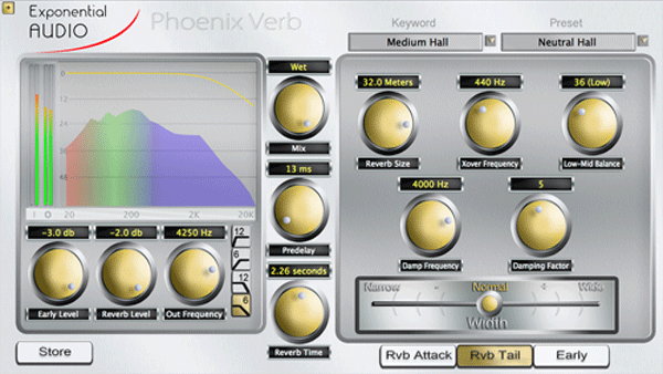 Exponential Audio PhoenixVerb and R2 Reverb Plug-Ins
