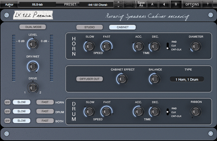 XILS-lab LX122 Rotary Speaker plug-in