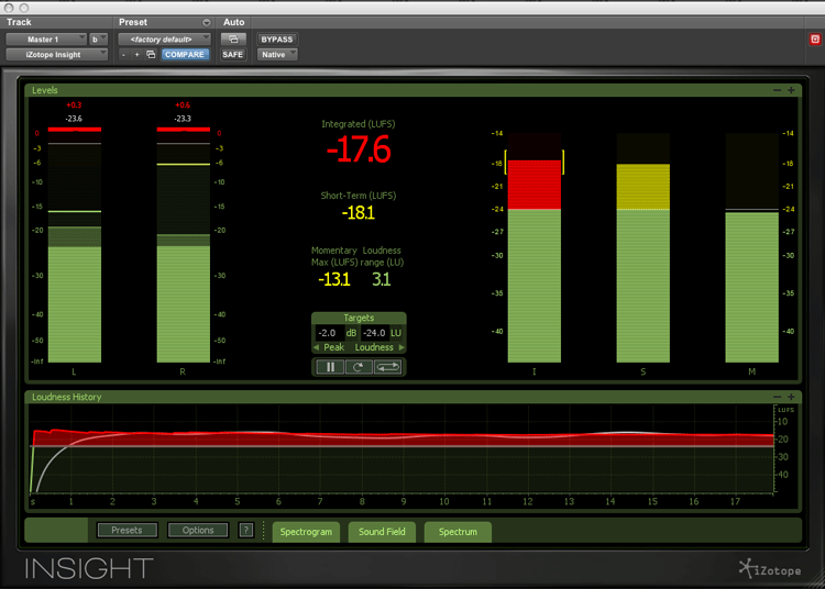izotope insight surround problem