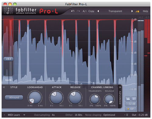 FabFilter Pro-L Limiter Plug-In