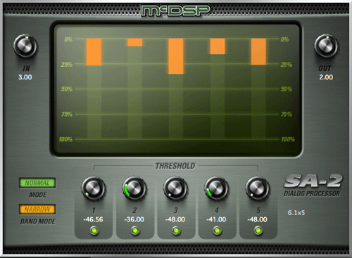 McDSP SA-2 Dialog Processor Plug-in