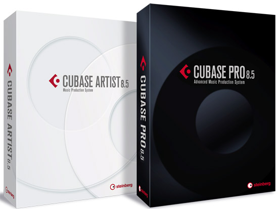 Steinberg Cubase Pro 8.5 and Cubase Artist 8.5