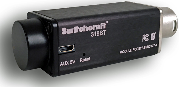 Switchcraft 318BT Bluetooth Audio Receiver