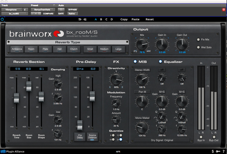 Plugin Alliance bx_rooMS Reverb Plug-In