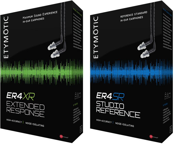 Etymotic Research Updated ER4XR and ER4SR In-Ear Earphones