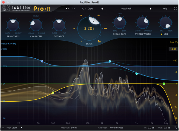 FabFilter Pro-R Reverb Plug-in