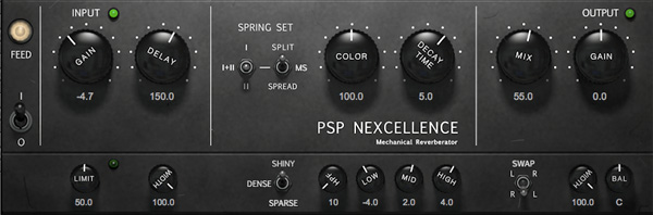 PSP Nexcellence Spring Reverb