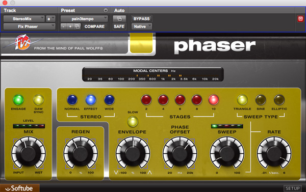 Softube Fix Phaser Plug-in