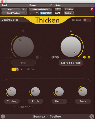 Sonnox VoxDoubler Thicken