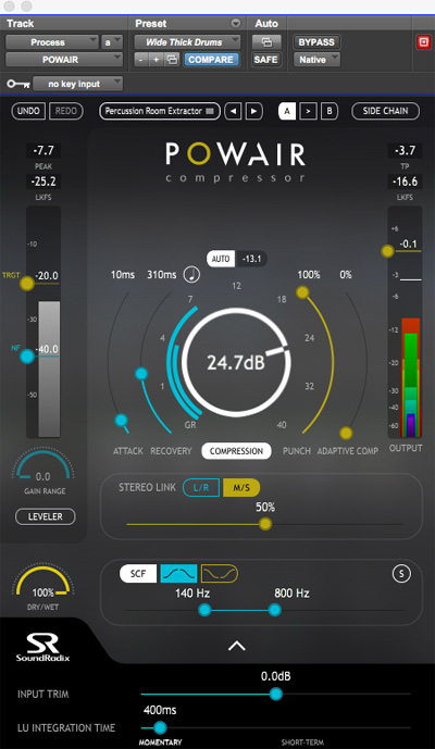 SoundRadix Powair Compressor Plug-in