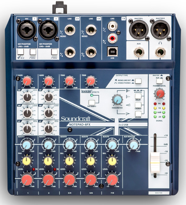 	Soundcraft Notepad Mixers