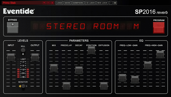 Eventide SP2016 Reverb Plug-In