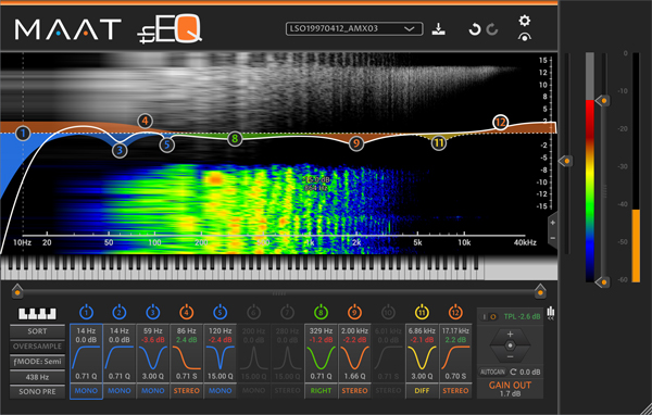 MAAT thEQorange EQ Mastering Plug-in