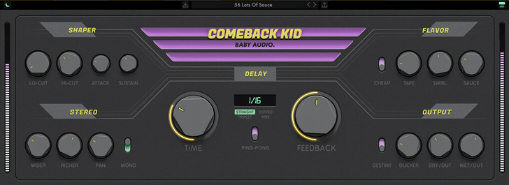 Baby Audio Comeback Kid Delay Plug-in