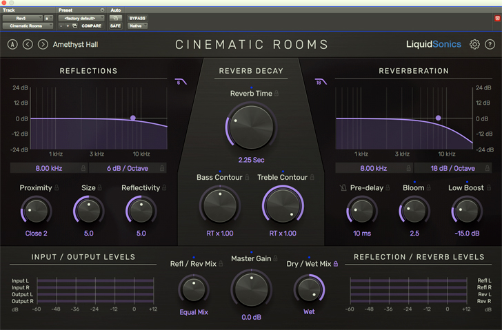 LiquidSonics Cinematic Rooms Plug-in