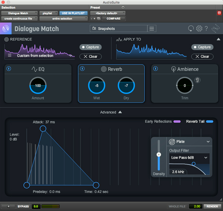 iZotope Dialogue Match