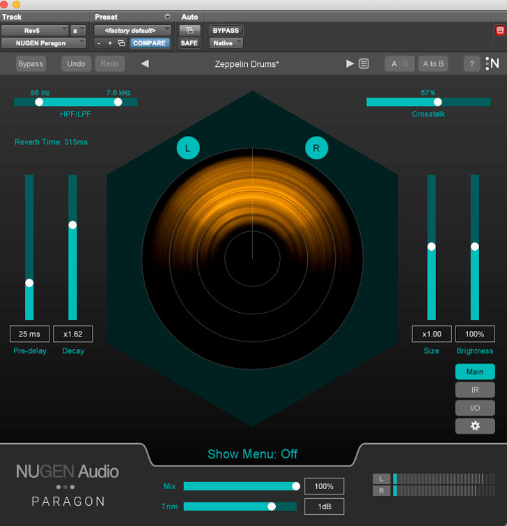 NUGEN AUDIO Paragon Reverb