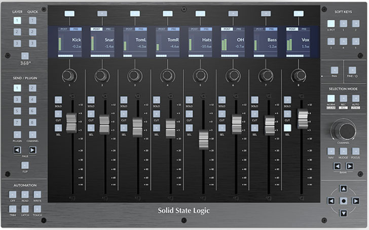 Solid State Logic UF8 Advanced Studio DAW Controller