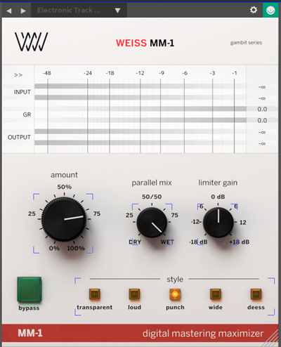 Weiss MM-1 Mastering Maximizer