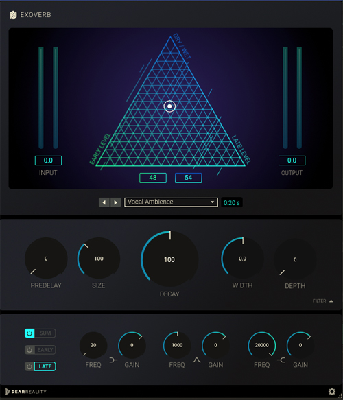 Dear Reality EXOVERB Reverb Plug-in