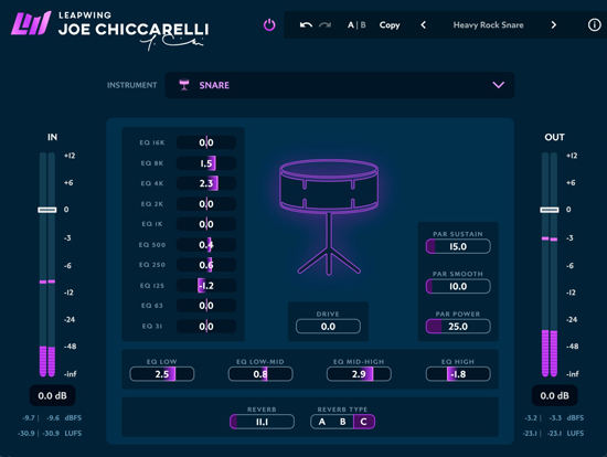 Leapwing Audio Joe Chiccarelli Plug-in