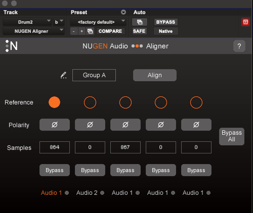 Nugen Audio Aligner Plug-in
