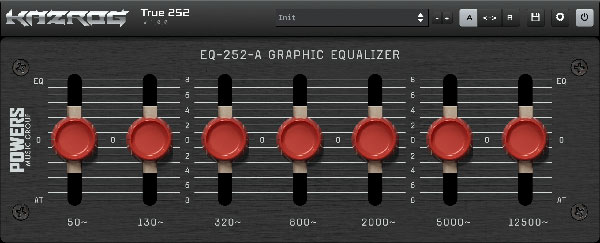 Kazrog True 252 Plug-in Graphic EQ
