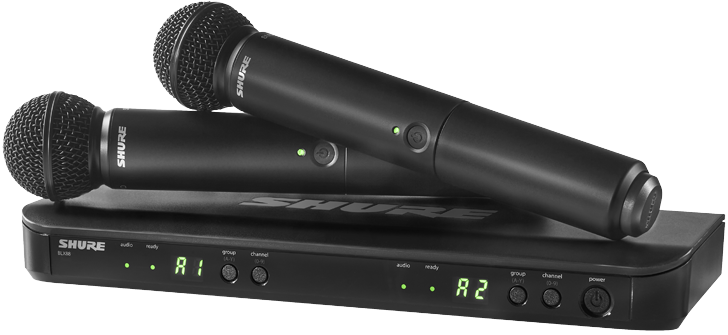 Shure BLX288/SM58 Wireless Dual Vocal System