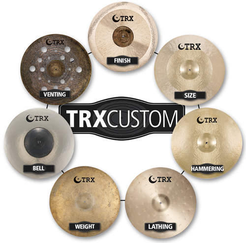 TRX Lets Drummers Custom-Design Cymbals