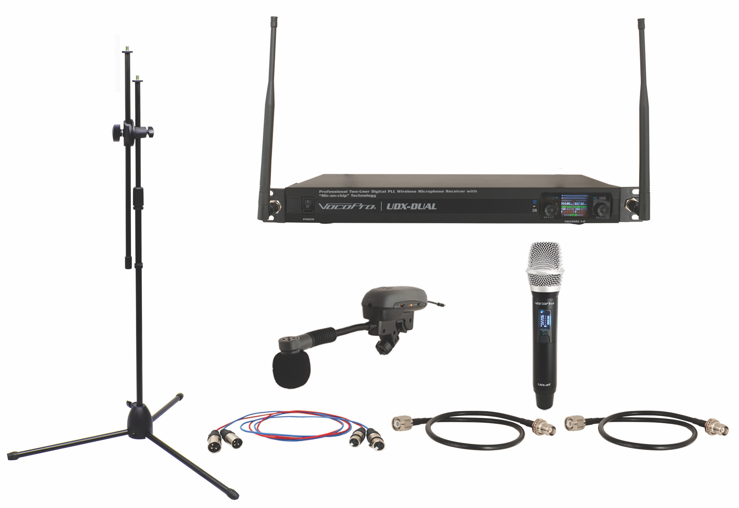 VocoPro Three Singer/Songwriter Wireless Systems