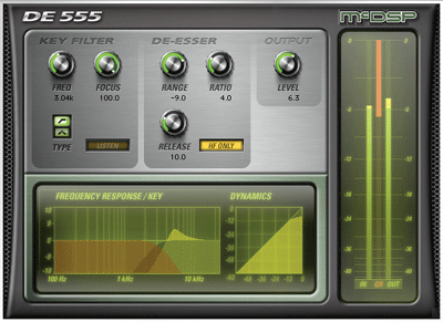 McDSP DE555 De-esser Plug-in