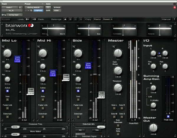 bx_XL Mastering Plug-in by brainworx